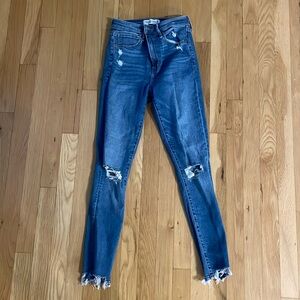 Abercrombie The Super Skinny Ankle High Rise